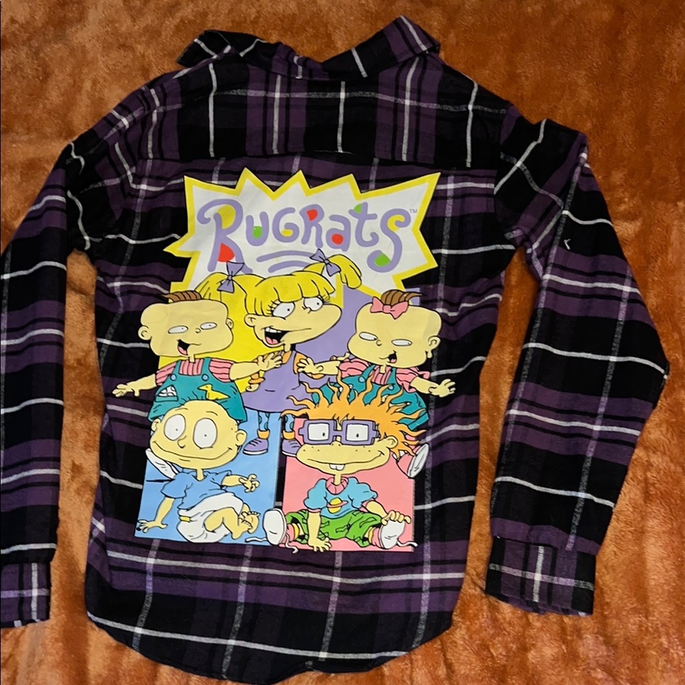 Rugrats Purple Flannel
